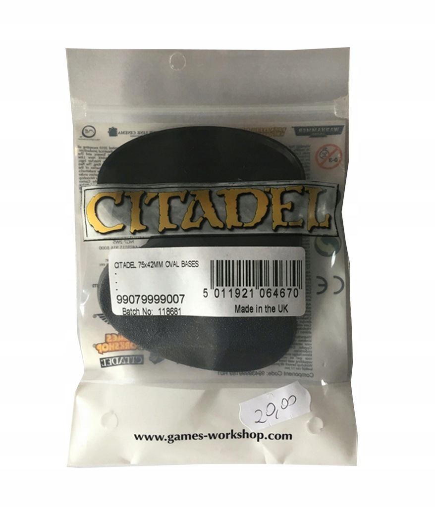 Citadel 75x42 mm Oval Bases new