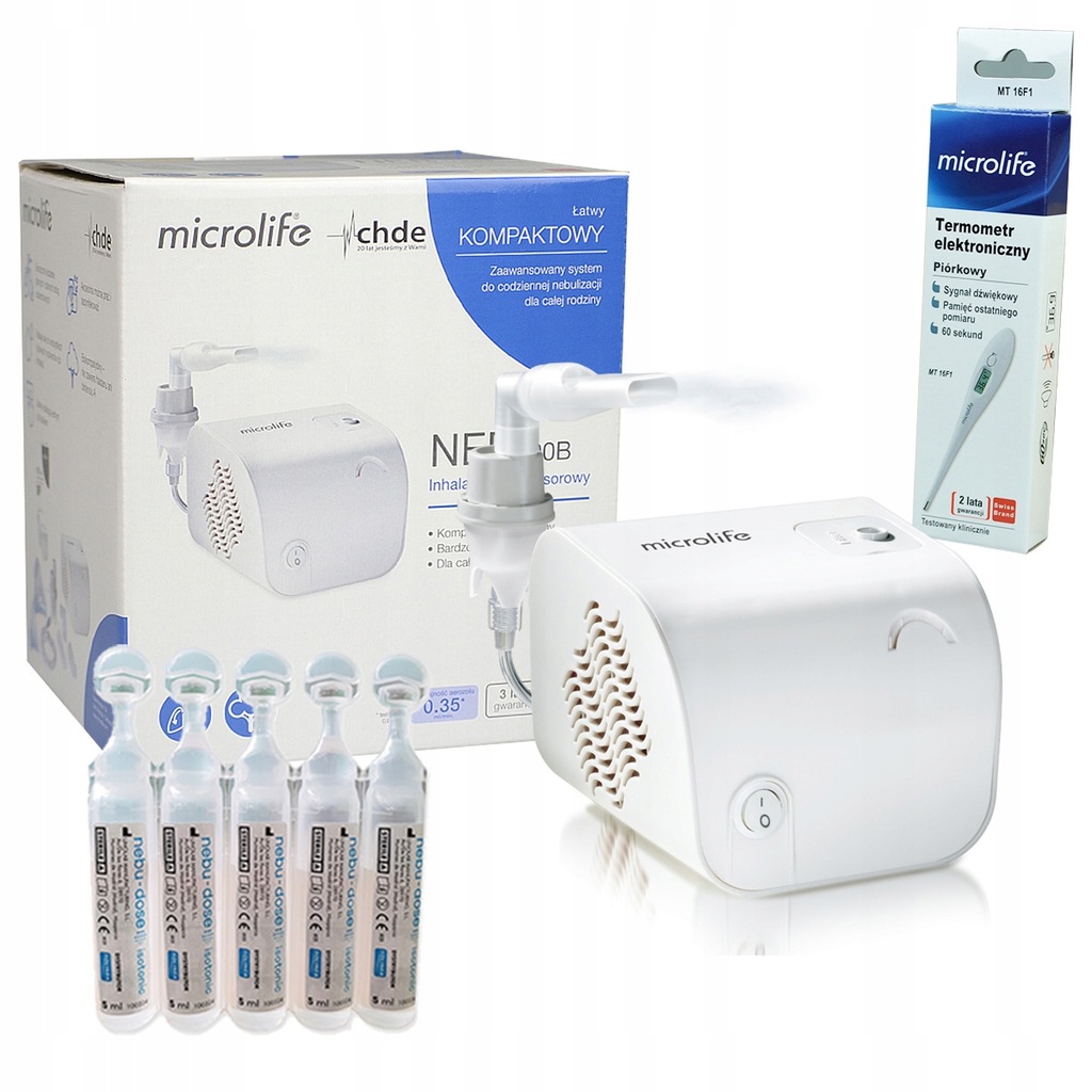 Microlife Inhalator NEB 100B Nebulizator Termometr