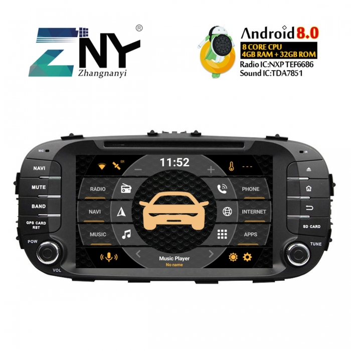 KIA SOUL RADIO NAWIGACJA Android 8 WiFi 4GB WWA