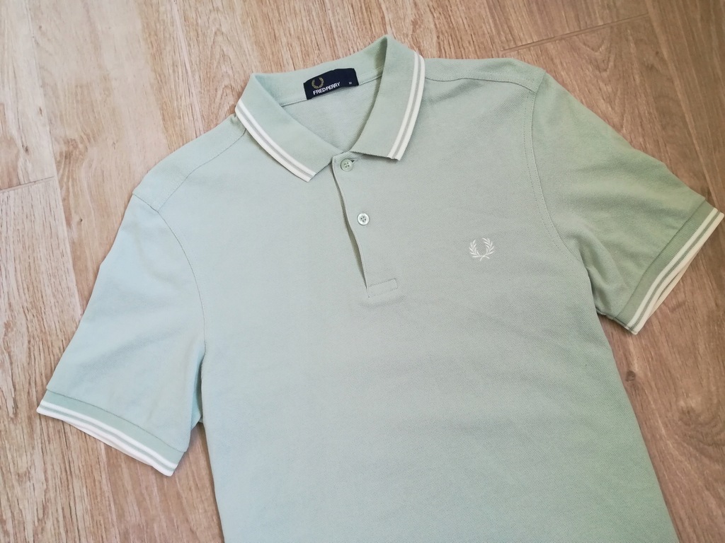 FRED PERRY _ koszulka polo _ pistacjowa *** M