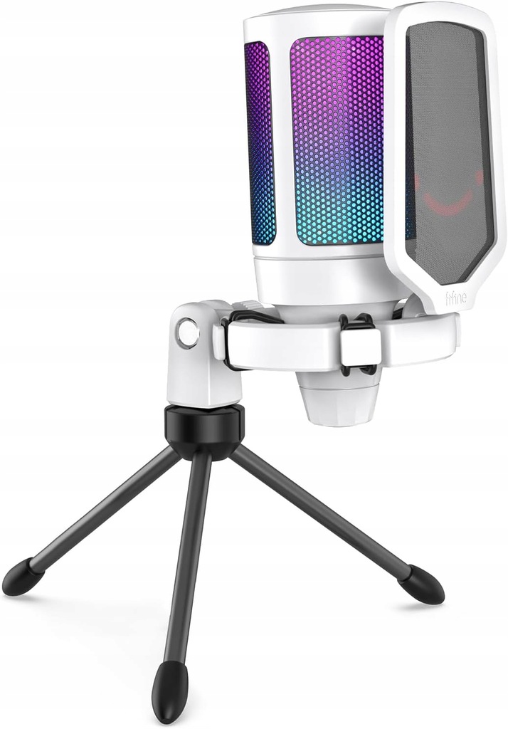 Mikrofon Do Gier USB RGB do PC PS5Uchwyt Do Statywu FIFINE