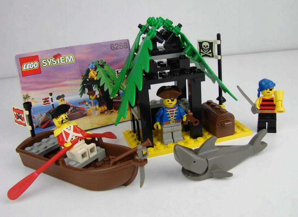 obligat administration Sikker LEGO 6258 Smuggler's Shanty Piraci GBB - 11526113972 - oficjalne archiwum  Allegro