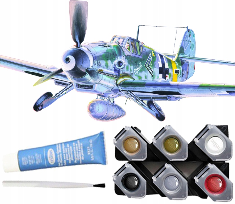 Купить MESSERSCHMITT Bf-109 МОДЕЛЬ ДЛЯ КОЛЛЕКЦИИ КРАСКИ КЛЕЙ: отзывы, фото, характеристики в интерне-магазине Aredi.ru