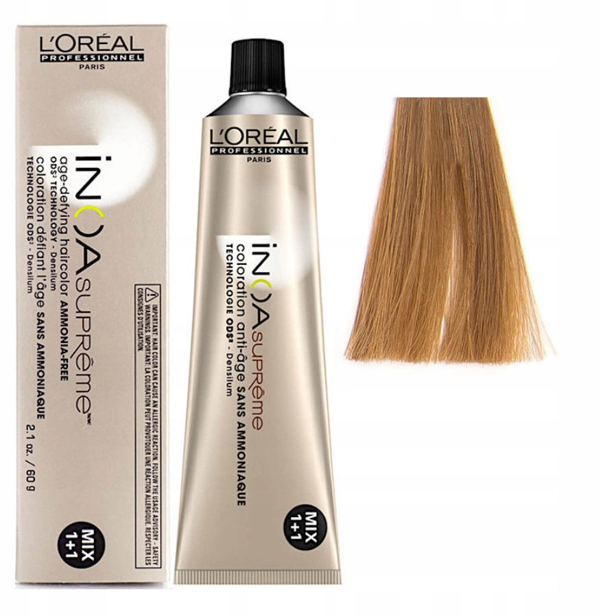 LOREAL INOA JASNY BLOND ZŁOCISTO-POPIELATY 8.31