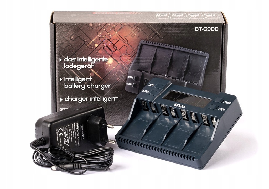 Купить Зарядное устройство Opus BT-C900 для блочных аккумуляторов 9В ...