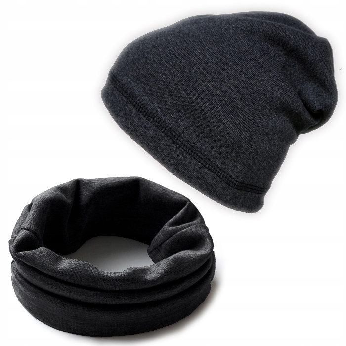 Komplet CZAPKA + TUBA jesień komin wiosna r. 50-52