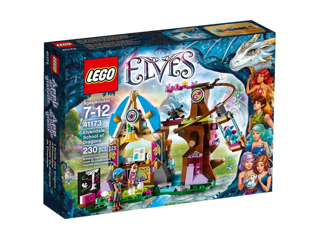 Klocki LEGO Elves Szkoła Smoków w Elvendale 41173