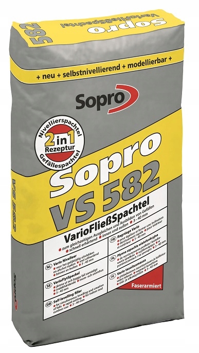 SOPRO VS 582- szpachla szybkowiążąca, 25 kg