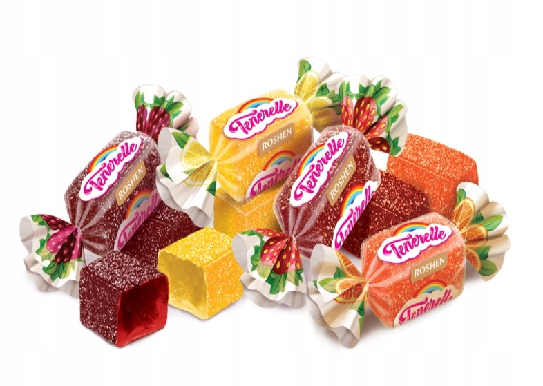 CUKIERKI TENERELLE MIX ŻELEK, GALARETEK ROSHEN