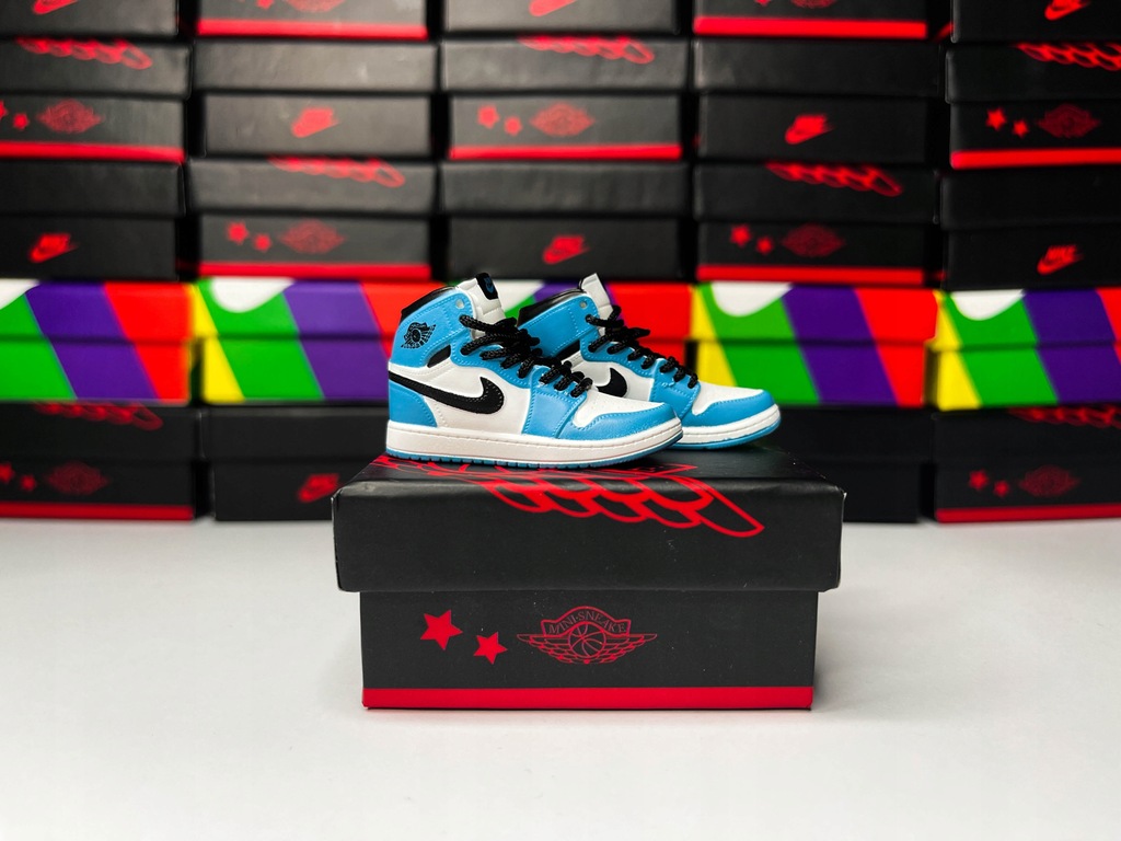 Breloki 3D Buty Nike UNC Mini modele Buty