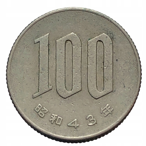 100 JENÓW 1968 - JAPONIA
