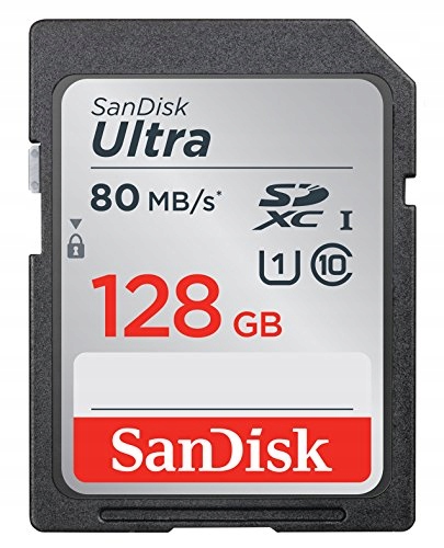 SanDisk Ultra SDXC I 128 GB do 80 MB