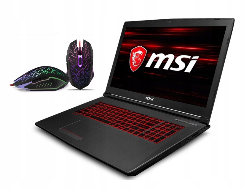 MSI GV62 i7-8750H GTX1050Ti SSD PCIe 256G+1TB 32GB