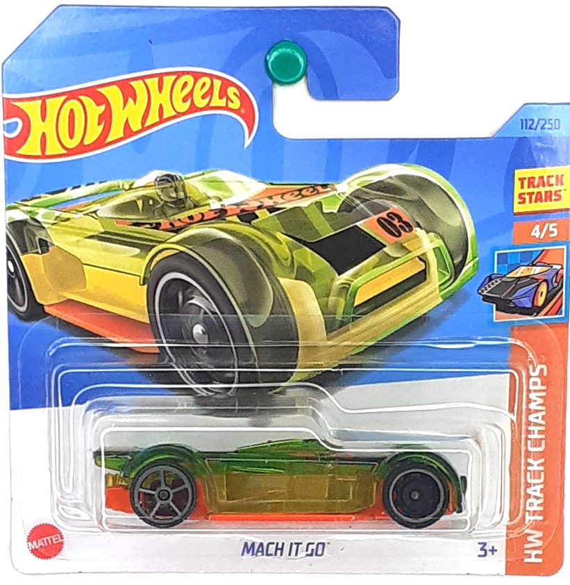 HOT WHEELS MACH IT GO HW TRACK CHAMPS HKH78 auto samochód model resorak HW