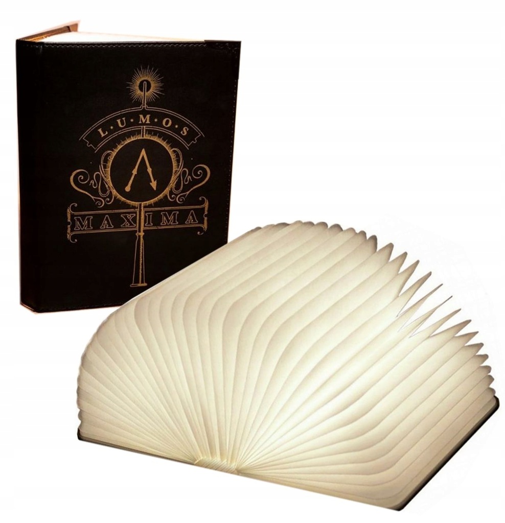 LAMPKA KSIĄŻKA LUMOS MAXIMA HARRY POTTER MAGICZNA