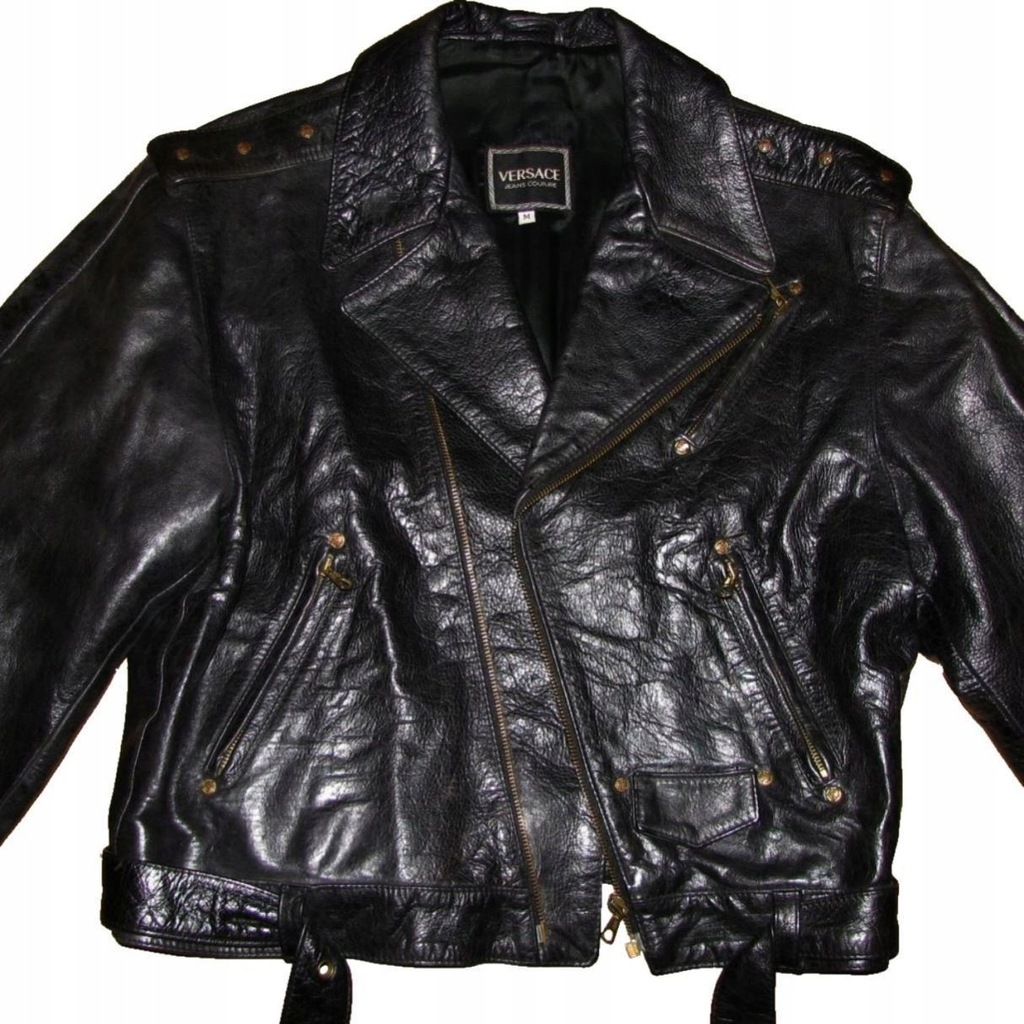 Versace leather shop jacket vintage