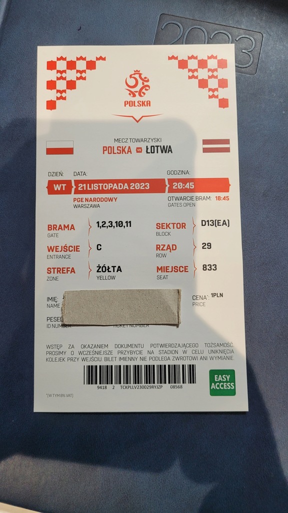 Bilet Polska - Łotwa easy access