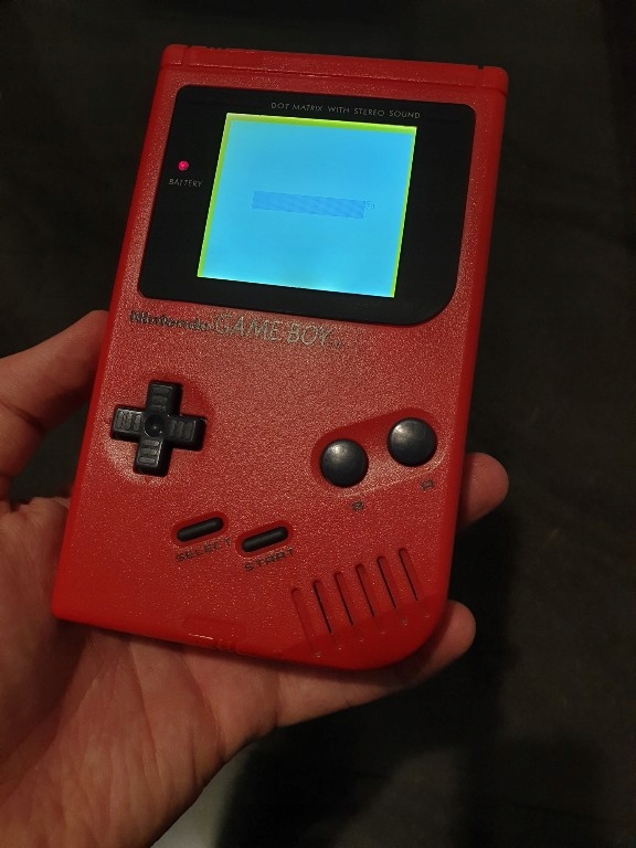 Gameboy Classic +backlit Zora Red Special Edition
