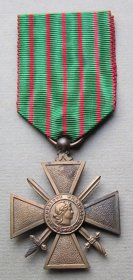 Francja Krzyż Wojenny 1914-1917