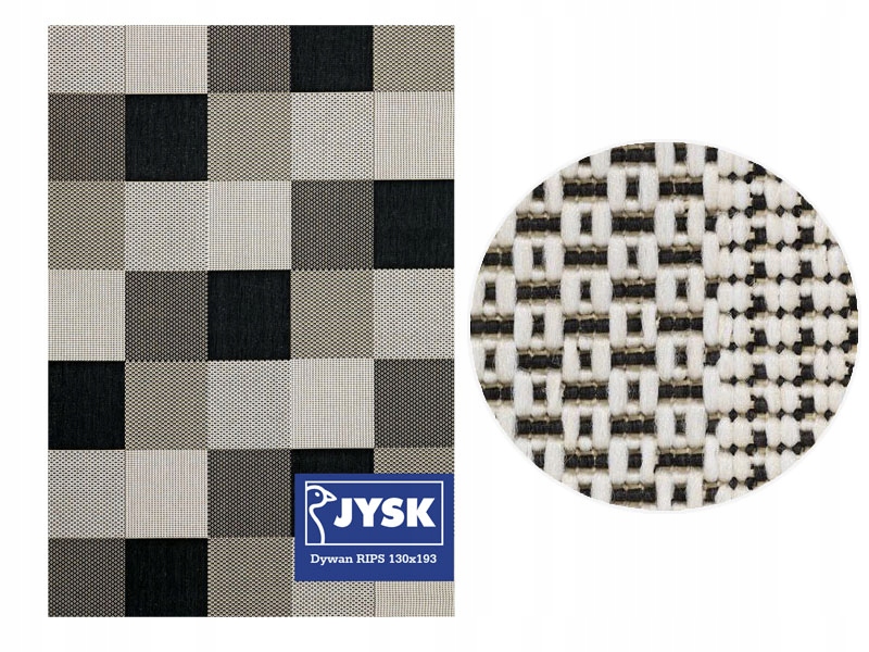 DYWAN SZNUROWY JYSK RIPS 130 x 193 CM 12033874970 oficjalne