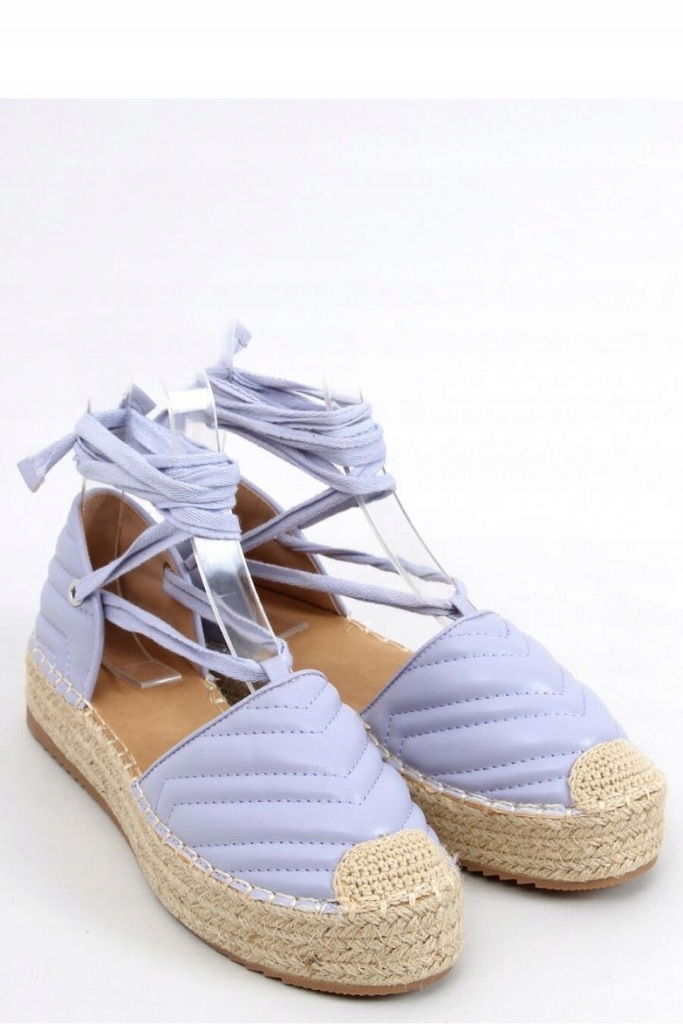 Espadryle wiązane na kostkę FREESIA PURPLE