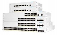 Cisco switch CBS220-16P-2G, 16xGbE RJ45, 2xSFP, fanless, PoE+, 130W