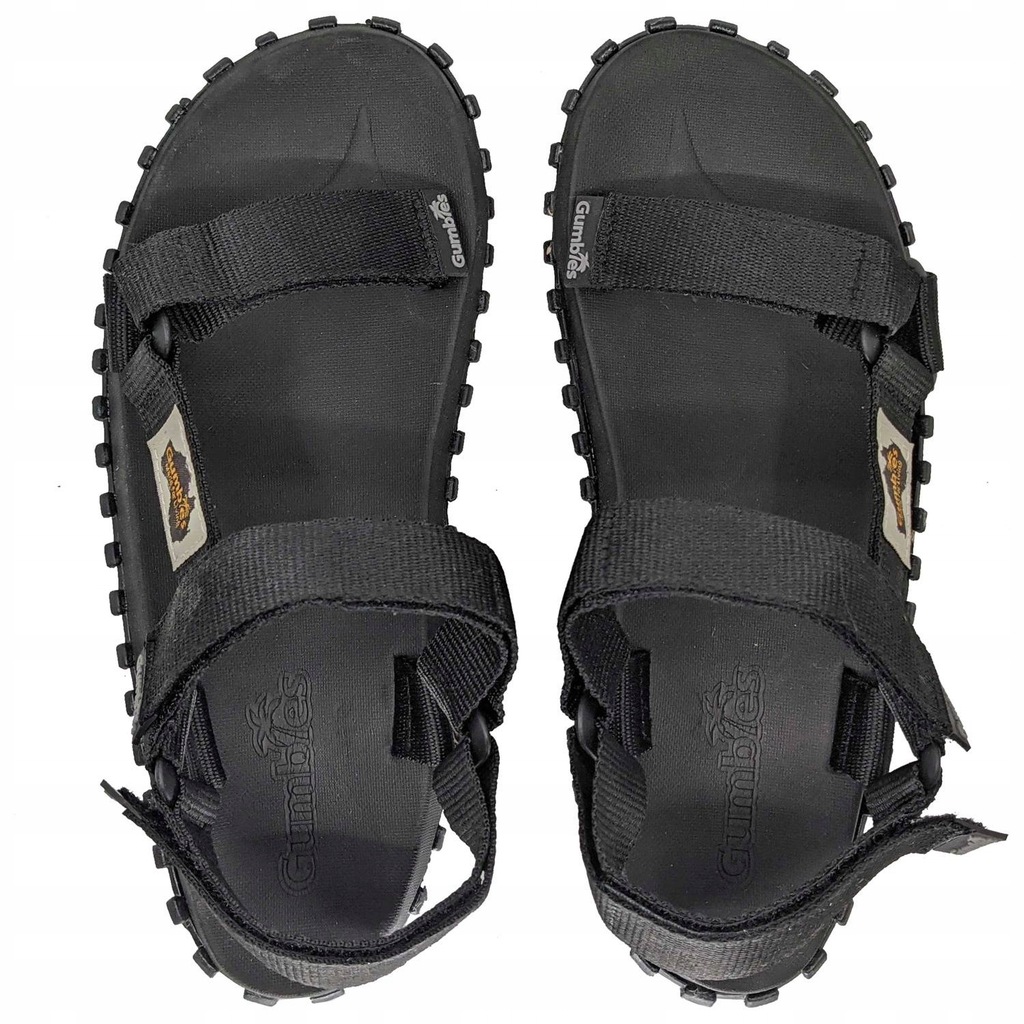 Gumbies Sclambler Sandal Unisex Black 45