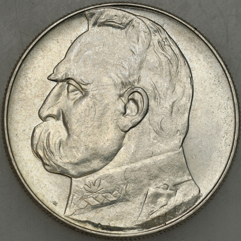 II RP. 10 złotych 1939 Piłsudski – ŁADNE