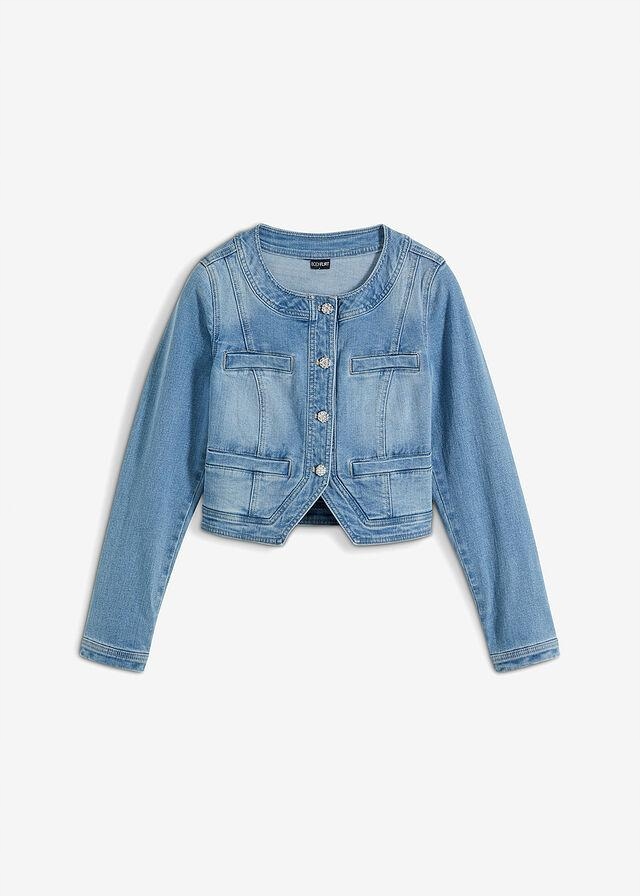 38 _XX KURTKA JEANSOWA DAMSKA