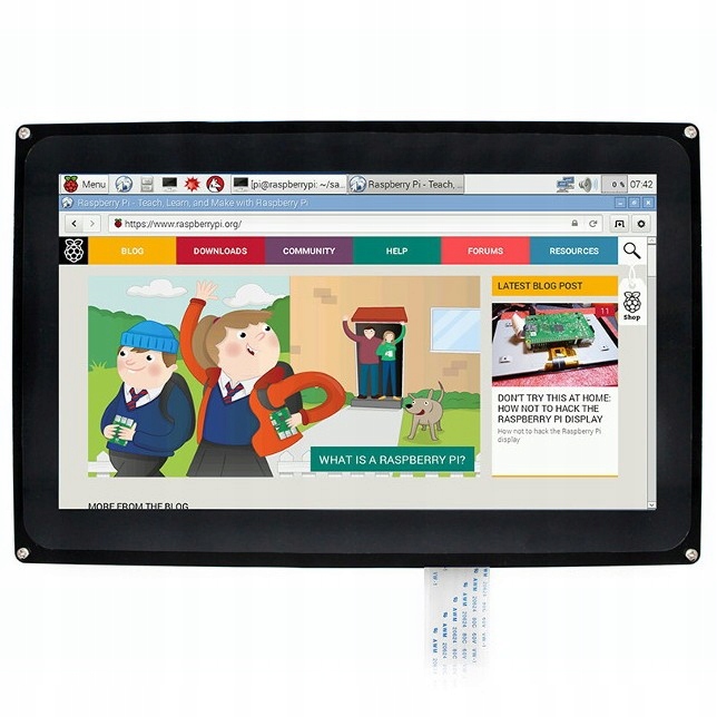 Ekran dotykowy H - pojemnościowy LCD TFT 10,1''