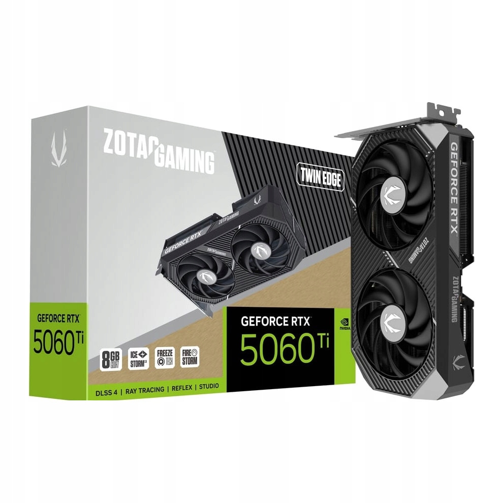 Karta Graficzna ZOTAC GeForce RTX 5060 Ti Twin Edge 8GB GDDR7 DLSS4