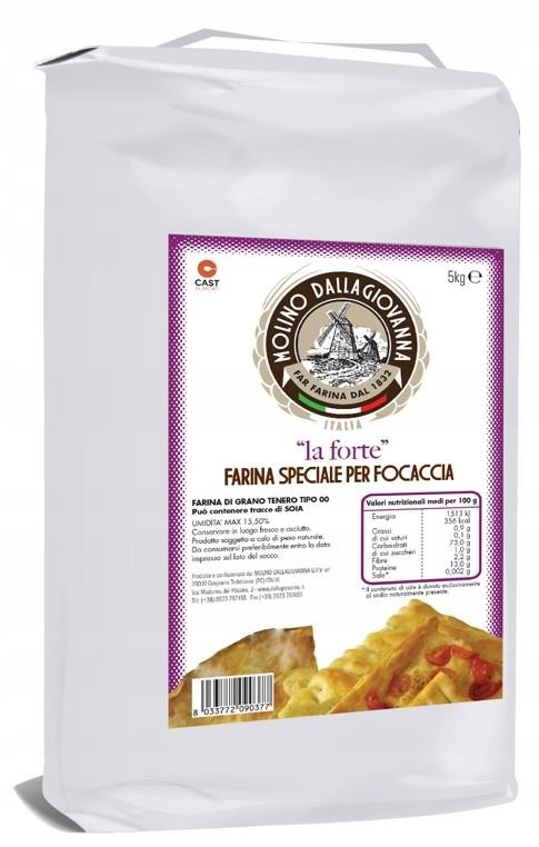 MOLINO DALLAGIOVANNA Mąka Focaccia Forte 00 5 kg