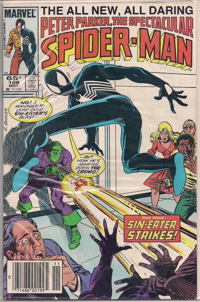 MARVEL SPECTACULAR SPIDER-MAN 108/1985 j.ang W8