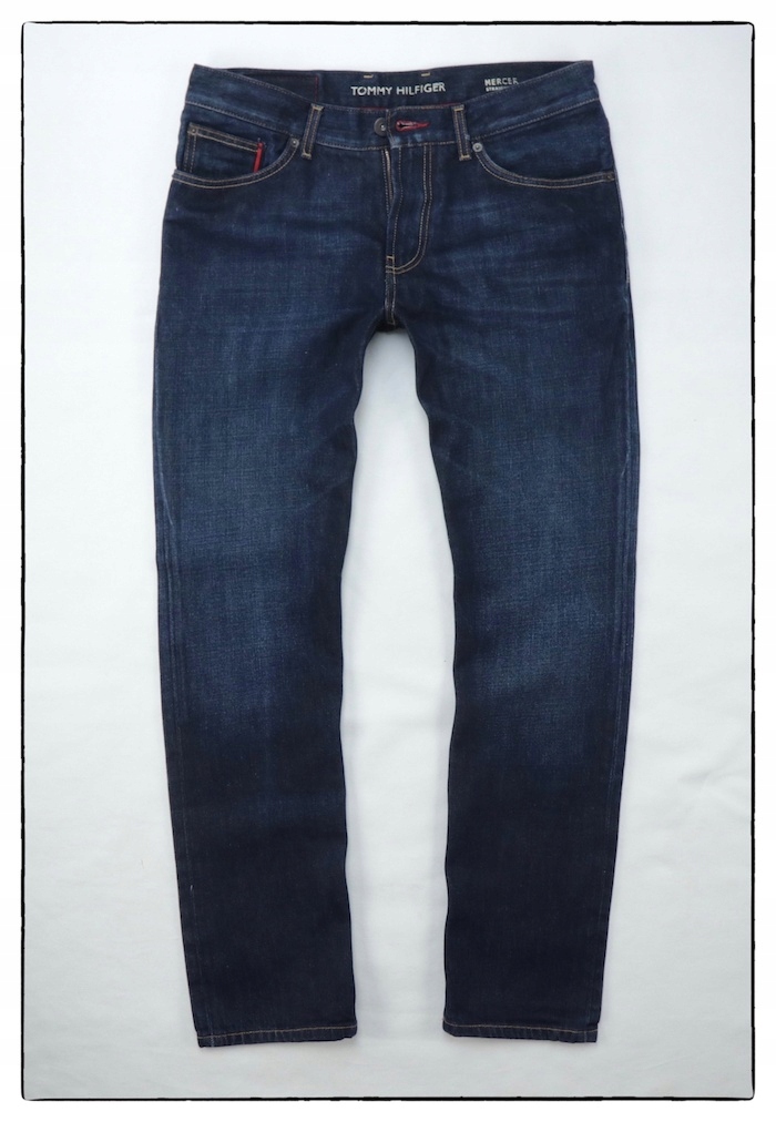 TOMMY HILFIGER jeansy rozm: 33/32 PAS: 86cm