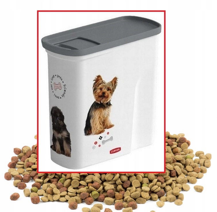 Купить Контейнер для корма для собак Curver Pet Life 1 кг: отзывы, фото ...