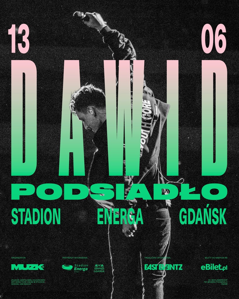 2 bilety na koncert DAWIDA PODSIADŁO - trybuna VIP