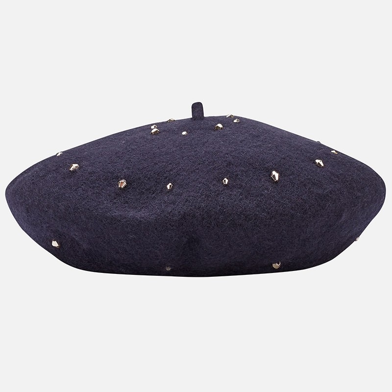 Czapka beret dziewczęcy Mayoral 10510-68 r. 56 cm