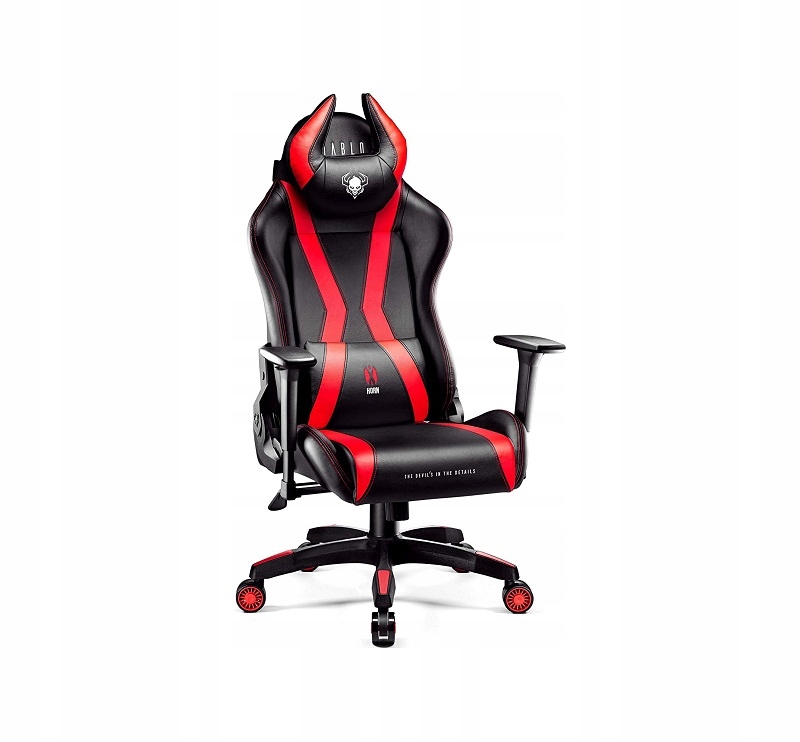 Diablo X-Horn Fotel Krzesło Obrotowe Czerwone