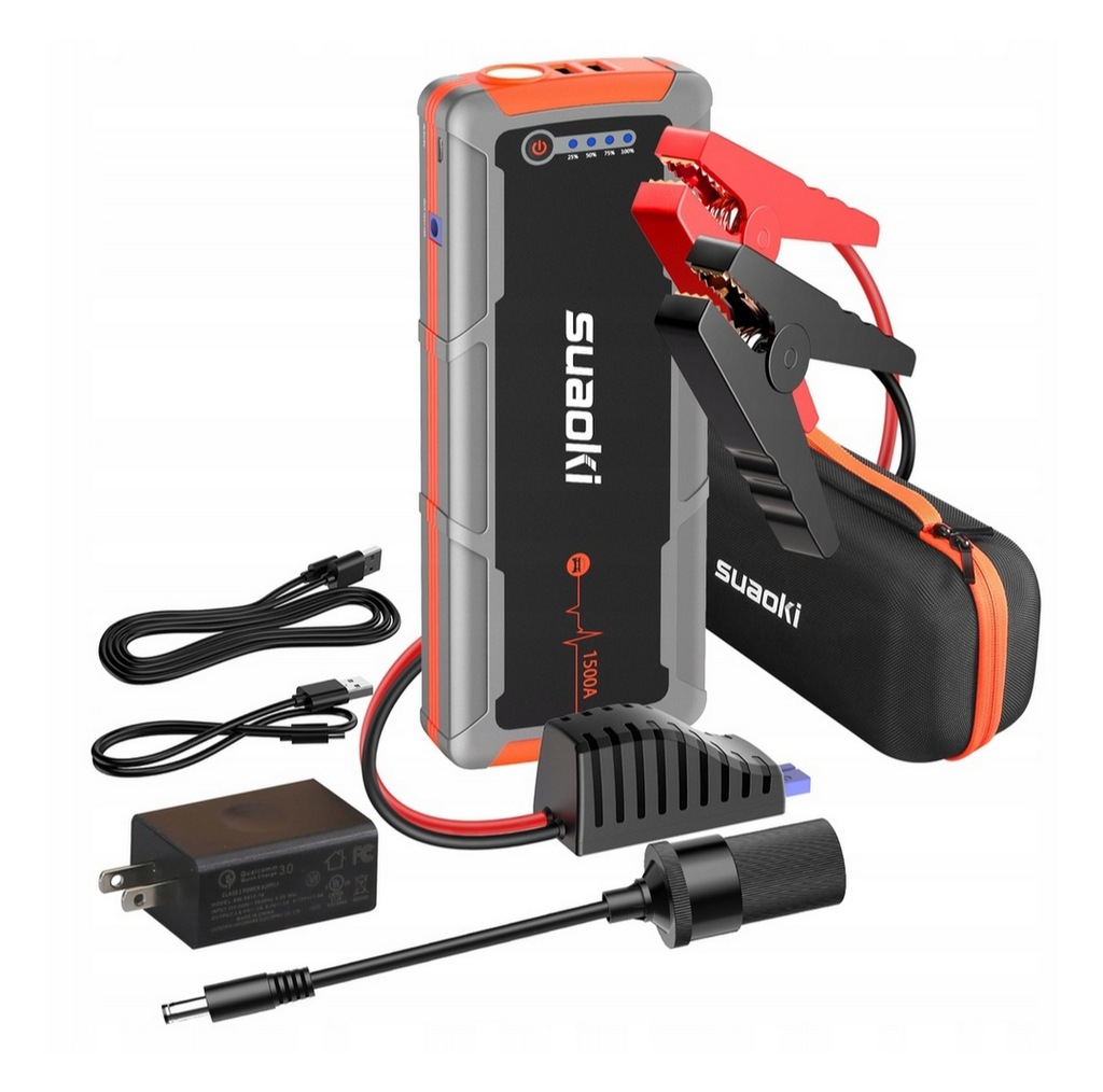 SUAOKI E15 1500A 20000mAh Car Jump Starter Booster