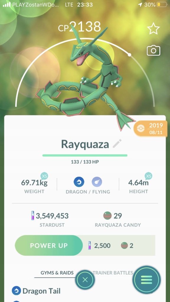 Pokemon Go - Rayquaza