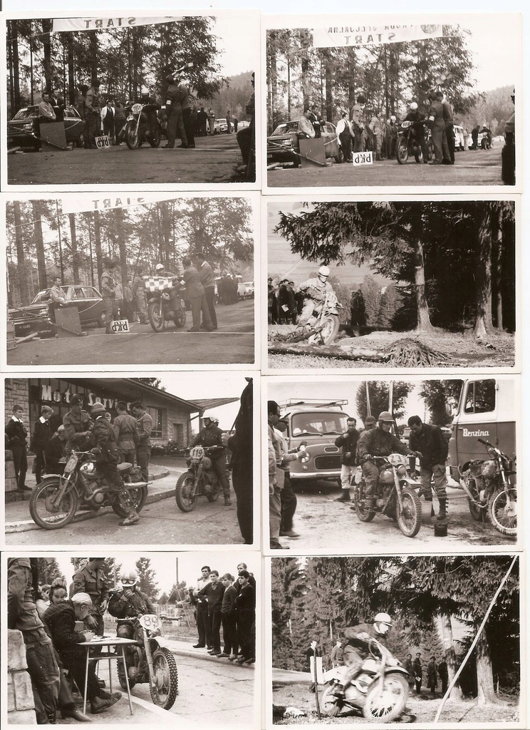 RAJD TATRZAŃSKI -MOTOCYKLE -8 zdjęć z Rajdu -60-te