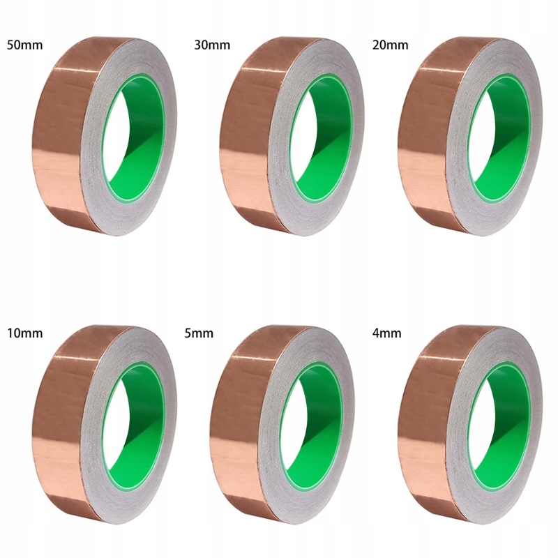 Praktyczna taśma z folii miedzianej dwustronny kle