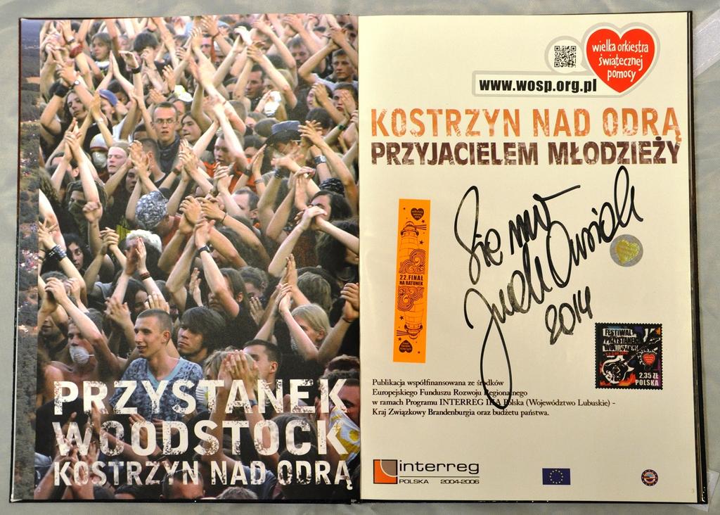 Album fotograficzny o Przystanku Woodstock