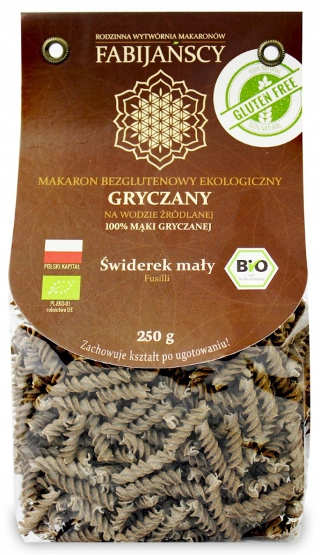 MAKARON (GRYCZANY) ŚWIDEREK FUSILLI BEZGLUTENOWY