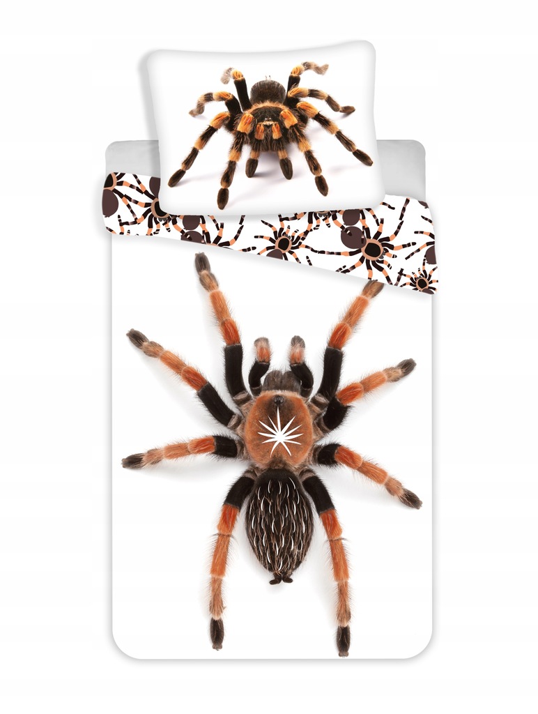 Pościel bawełna Spider Pająk tarantula 135x200