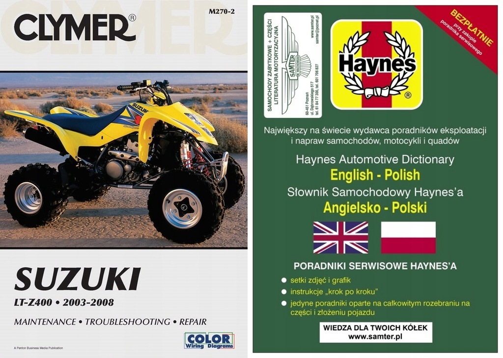 quad Suzuki LT-Z400 (2003-2008) instrukcja napraw