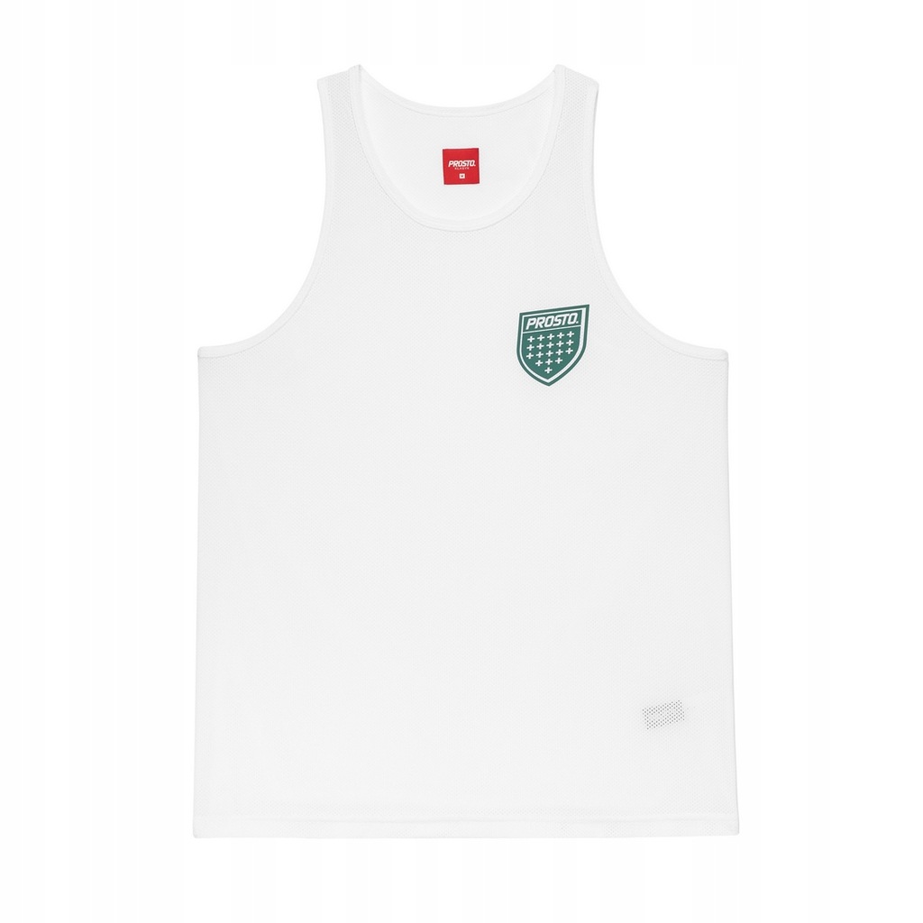 PROSTO Koszulka TSHIRT THEWS TANK TOP WHITE / S