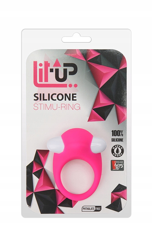 LIT-UP SILICONE STIMU RING 6 PINK