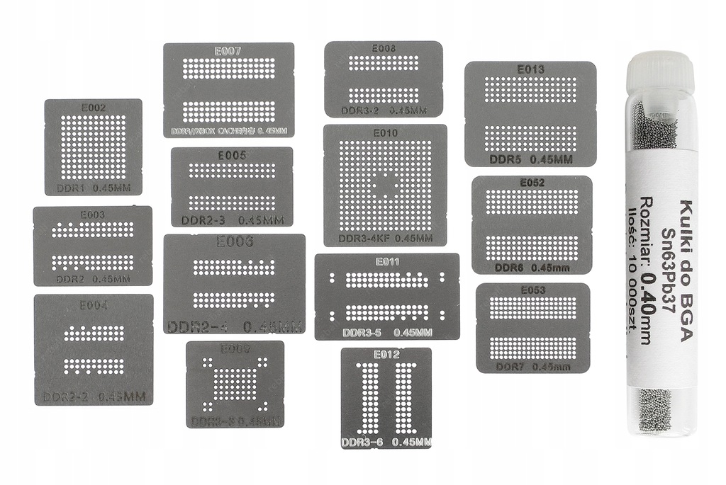 SITA SITO BGA DDR1 DDR2 DDR3 DDR5 DDR6 DDR7 DO PAMIĘCI+ KULKI OŁOWIOWE 10K