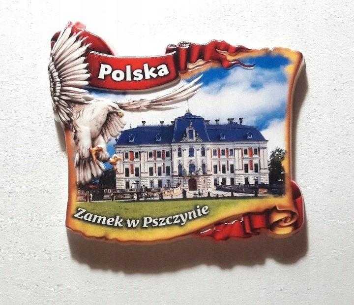 PSZCZYNA zamek Magnes na lodówkę P83
